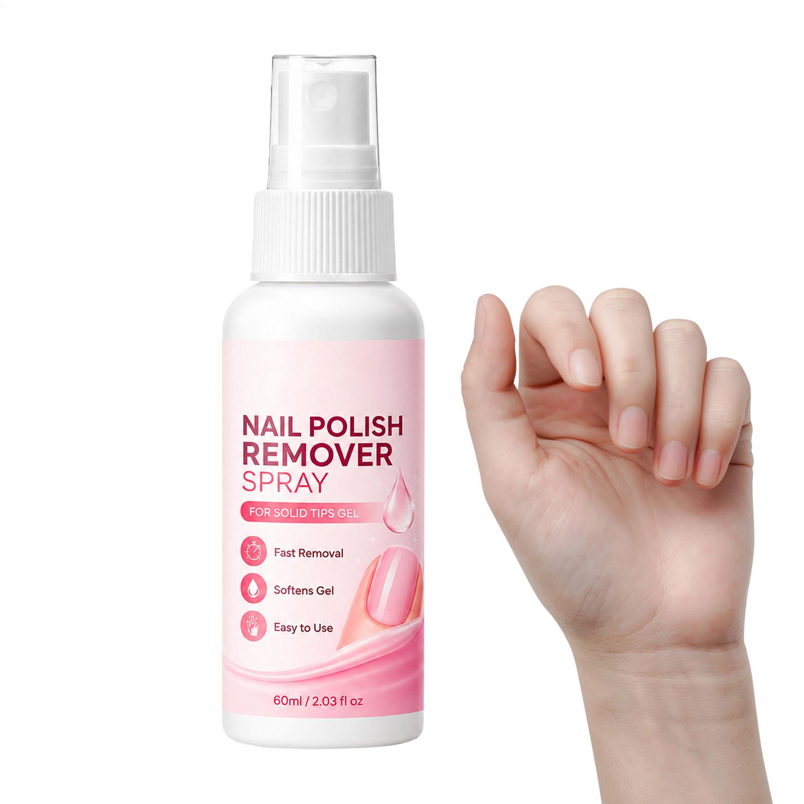Nail Art Gel Polish - 60ml Nail Remover Spray For Press