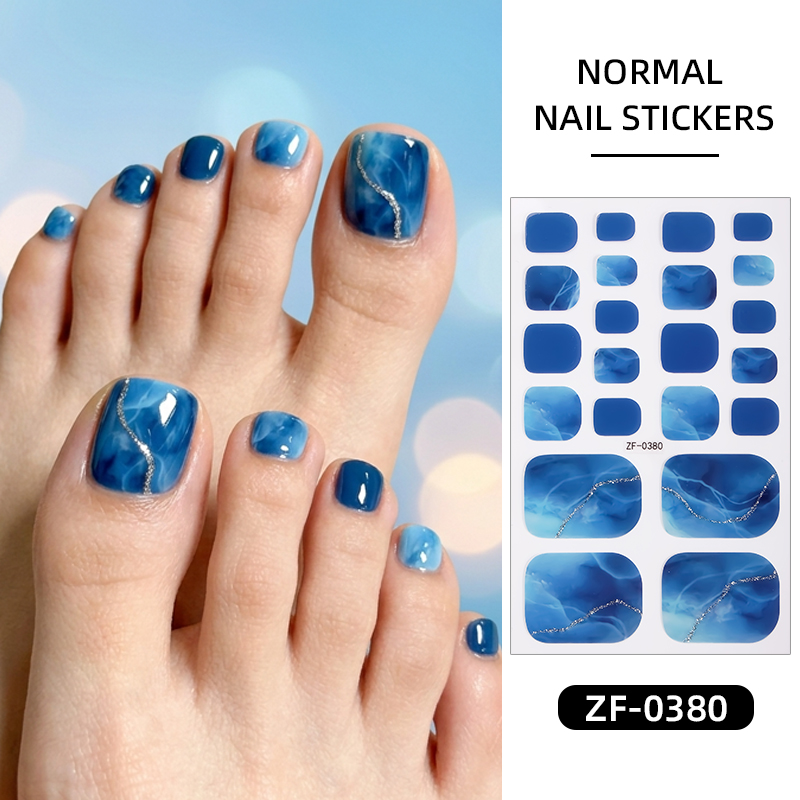 22Tips Gradient Marble Toe Nai - Nail Art Full Design 评论和价格