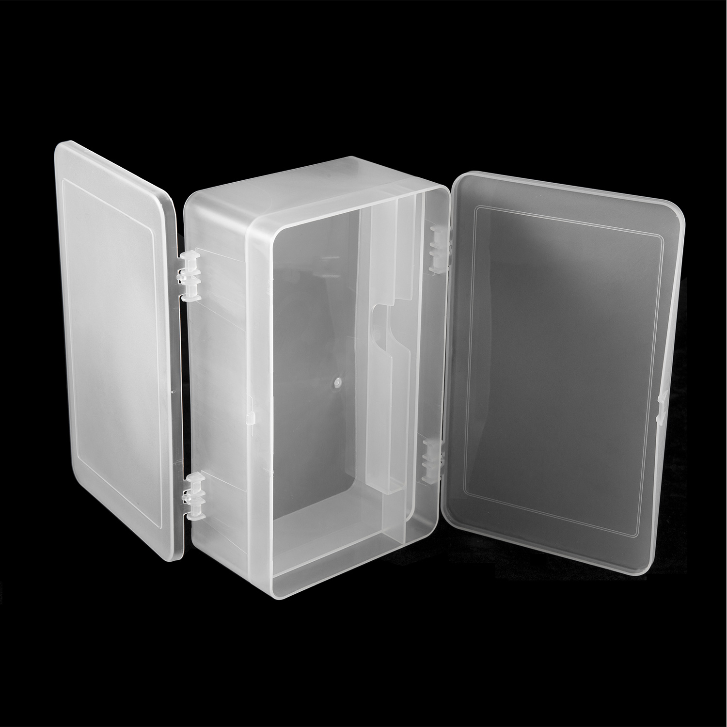 Dual-Open 2-Tier Super Capacit - Nail Fan Brush 评论和价格