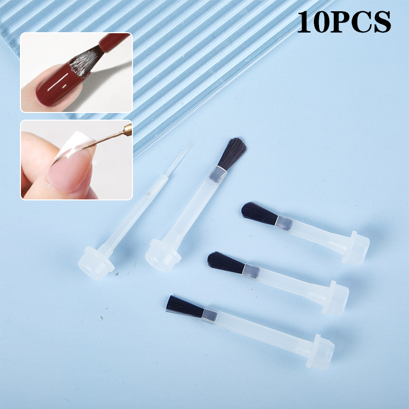 Disposable Nail Brush 10Pcs/Bo - Dip Powder Nail 评论和价格