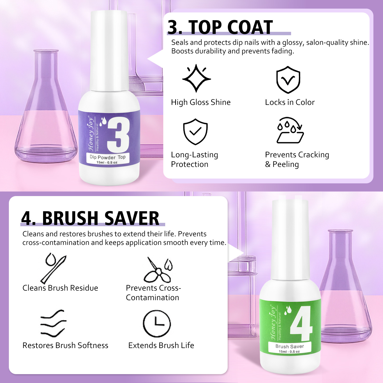 15ml Dipping Powder System Liq - Dip Powder Nail 评论和价格
