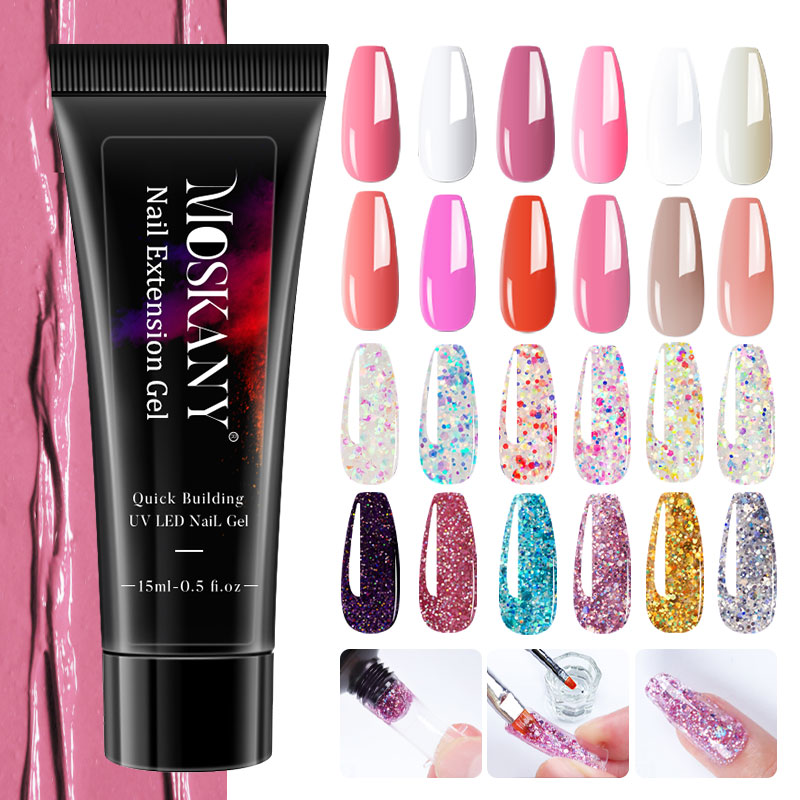 Poly Nail Gel Full Set With 6W - Nail Art Full Design 评论和价格