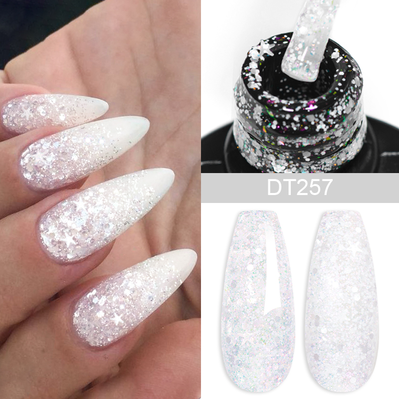 MEET ACROSS 7ml Snowflakes Seq - Nail Art Xmas 评论和价格