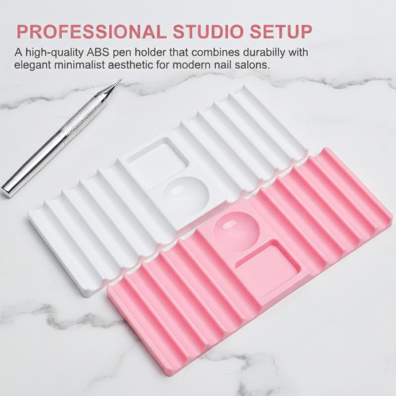 Reusable Nail Art Palette with - Nail Fan Brush 评论和价格