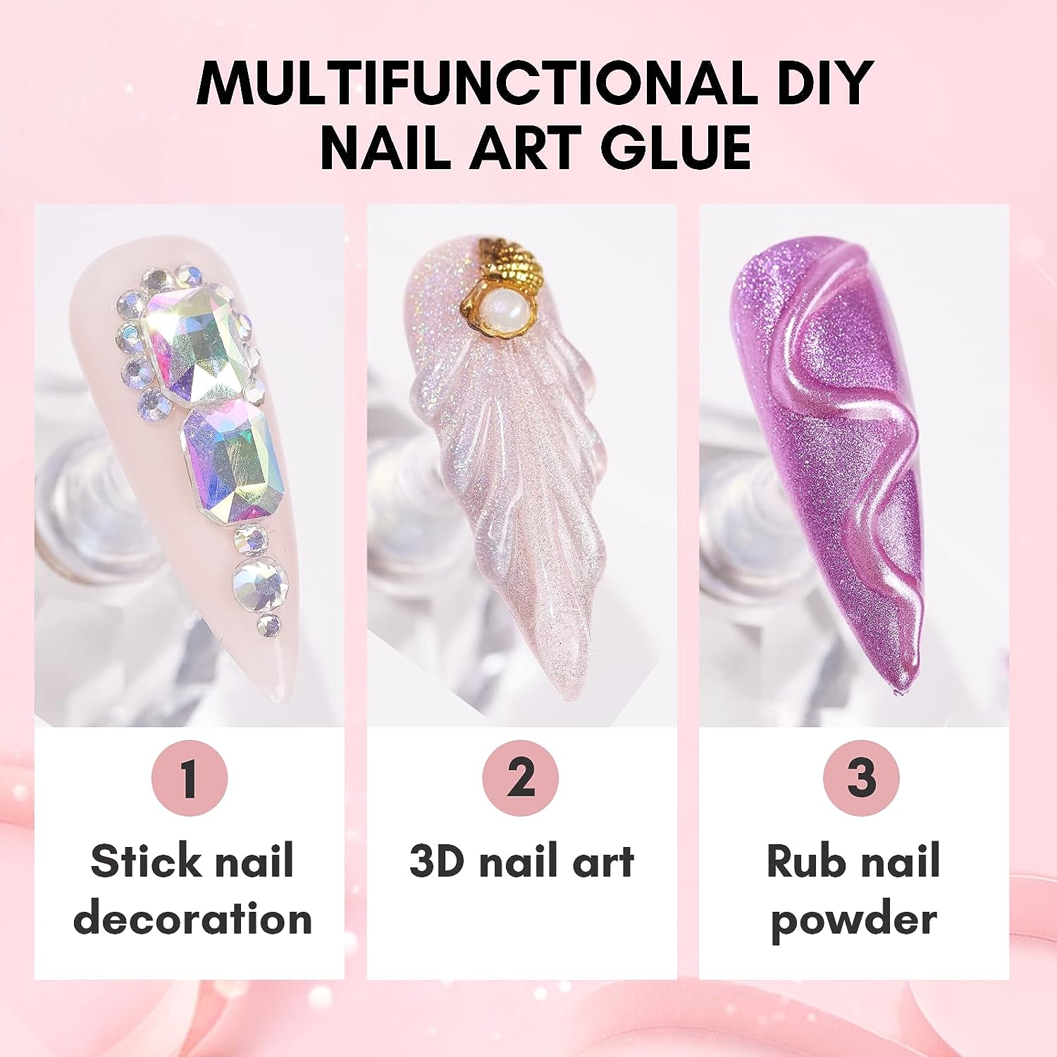 1pc Nail Rhinestone Glue Gel f - Rhinestone Nail Gem 评论和价格