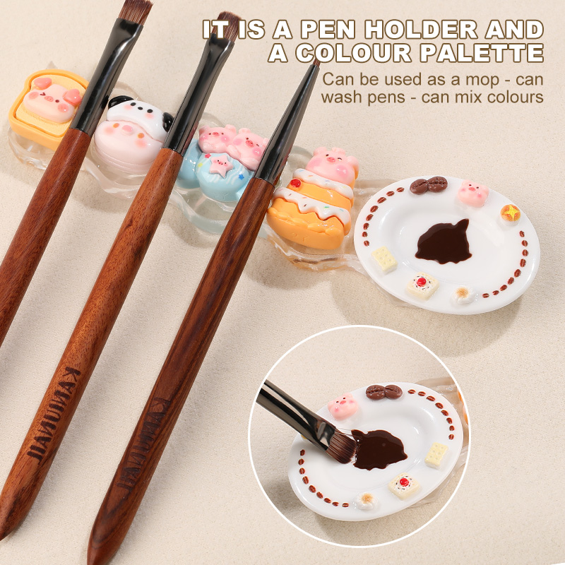 KANIU Cute Animal Nail Brush H - Nail Fan Brush 评论和价格