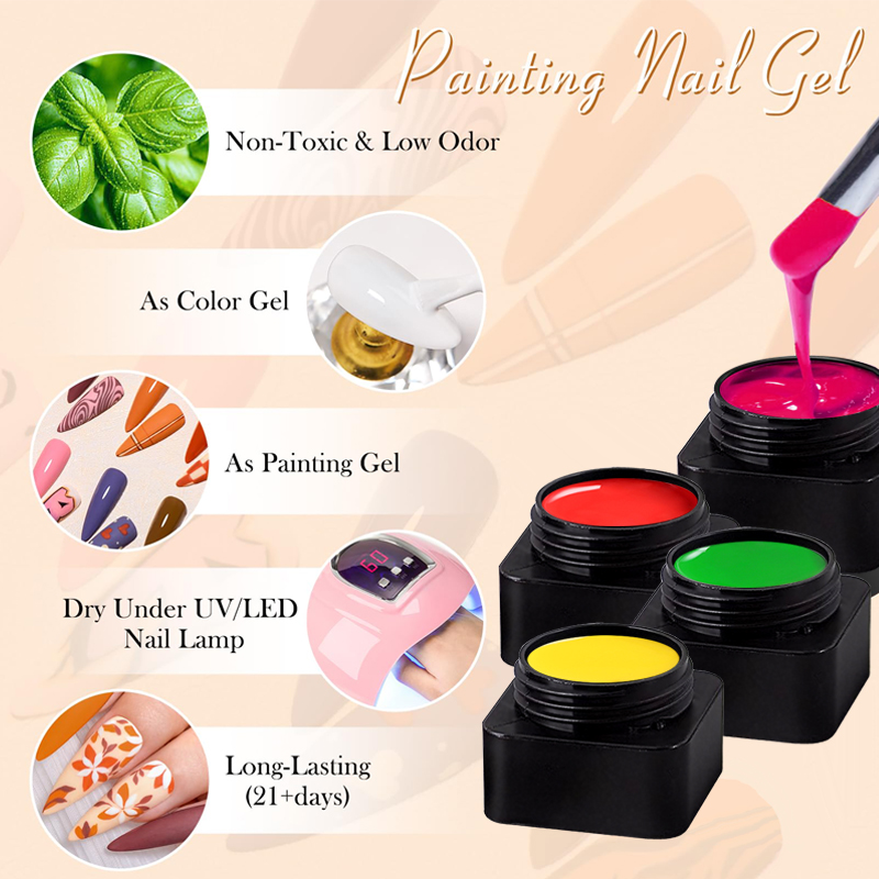 CHUNSHU Painting Gel Semi-soli - Nail Art Full Design 评论和价格