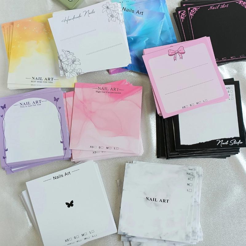 ●20 Sheets Press On Nail Botto - Nail Art Navy 评论和价格