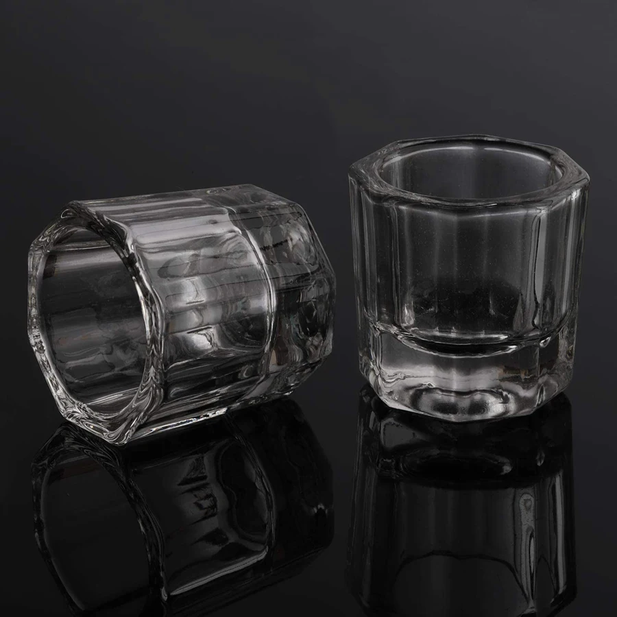1Pc Mini Crystal Glass, Clear  - Nail Fan Brush 评论和价格