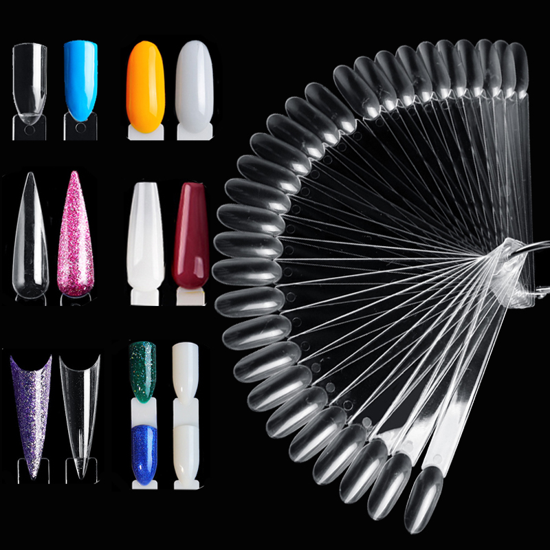 50Pcs False Tips For Nail Art  - Nail Art Navy 评论和价格