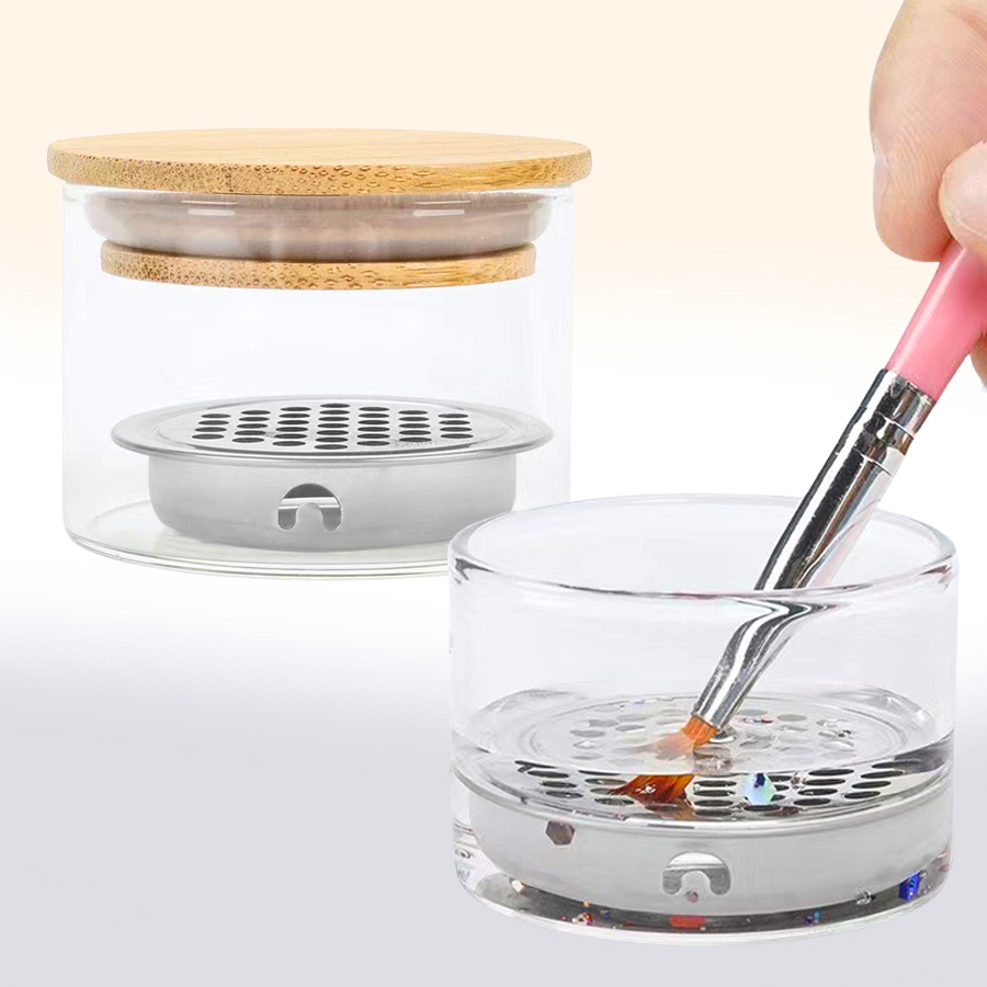 Nail Art Brushes Washing Cup N - Nail Fan Brush 评论和价格