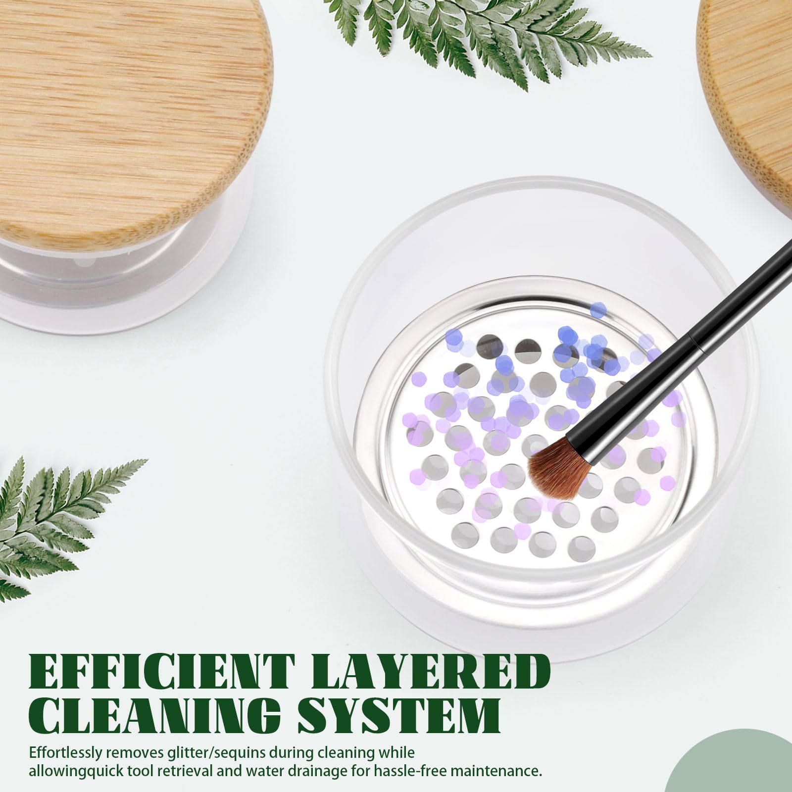 Nail Art Brushes Washing Cup N - Nail Fan Brush 评论和价格