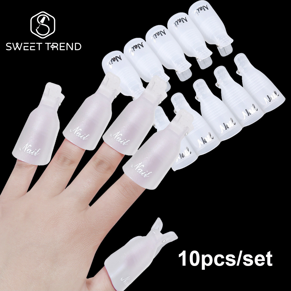 SWEET TREND-10Pcs/set Plastic  - Nail Art Gel Polish 评论和价格