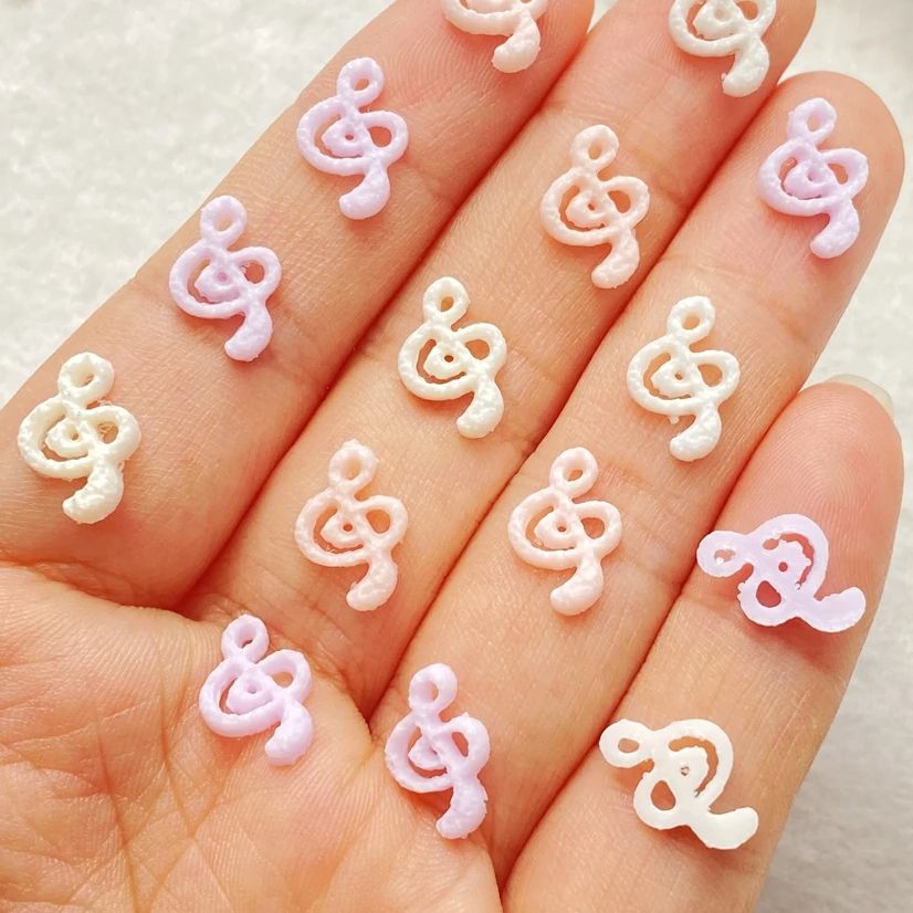 50pcs Mix Resin Mini Pink Musi - Nail Art Xmas 评论和价格