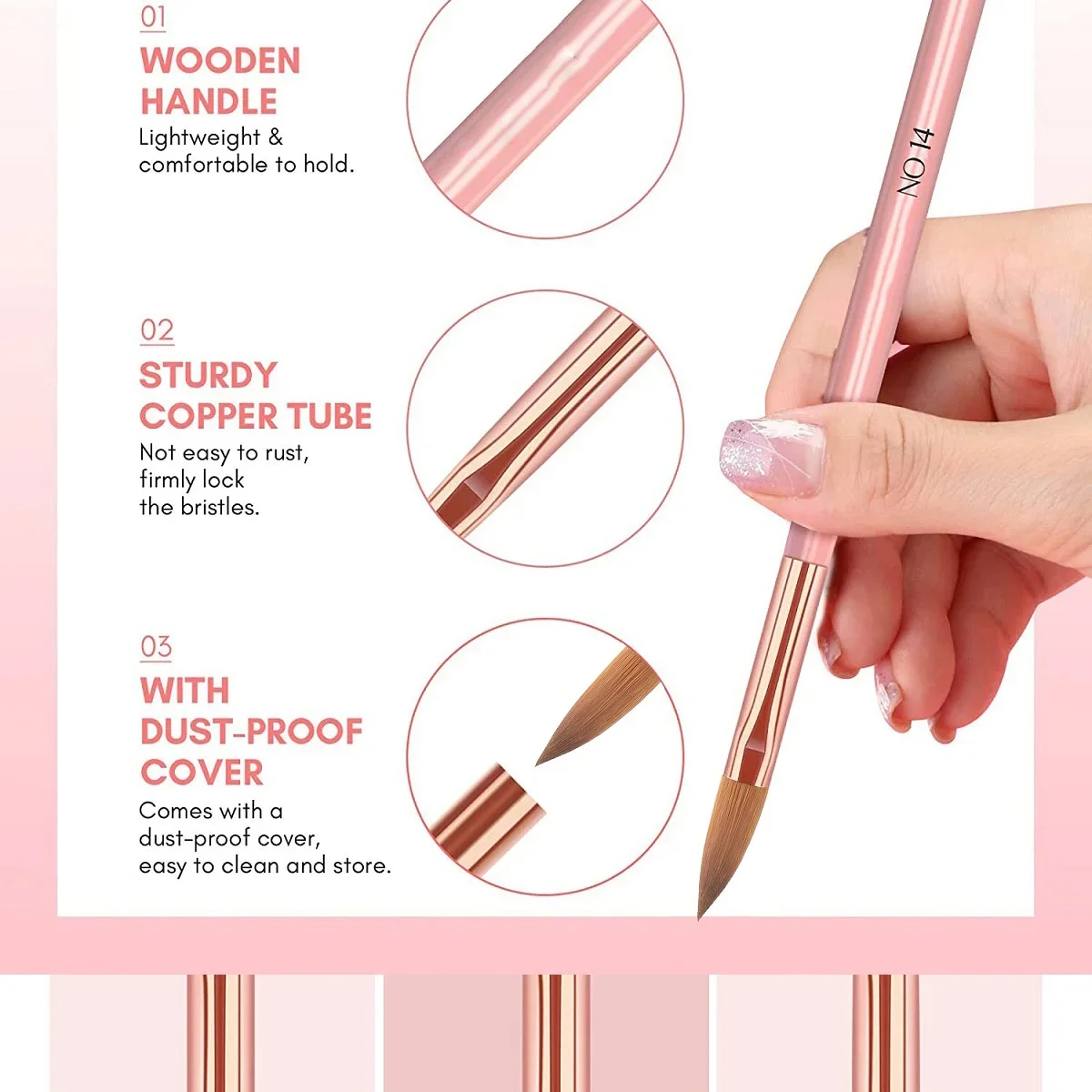 Nail Art Pen Special Nail Art  - Nail Fan Brush 评论和价格