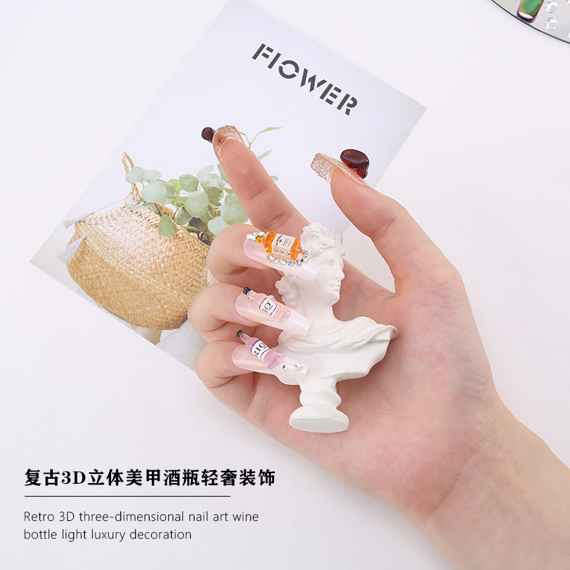 20*pcs New Wine Bottle Nail Ch - Nail Art Xmas 评论和价格
