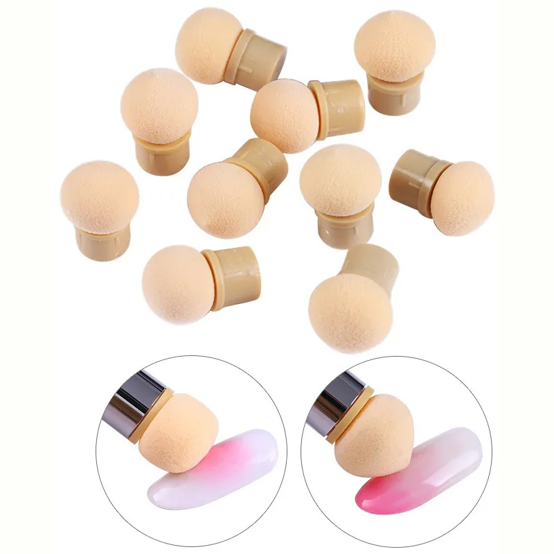 Round Sharp Head Sponge Heads  - Dip Powder Nail 评论和价格