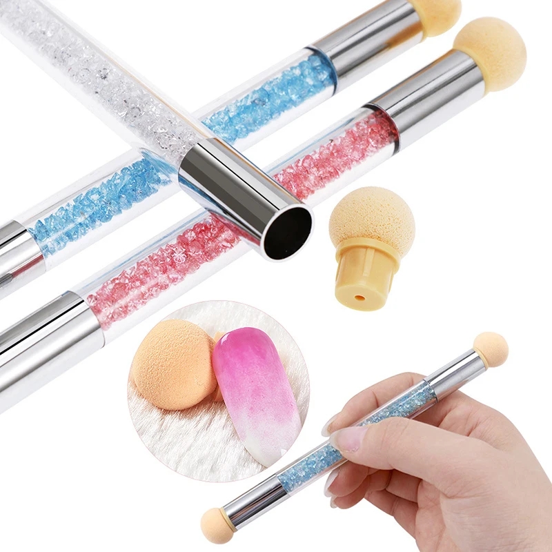 Round Sharp Head Sponge Heads  - Dip Powder Nail 评论和价格