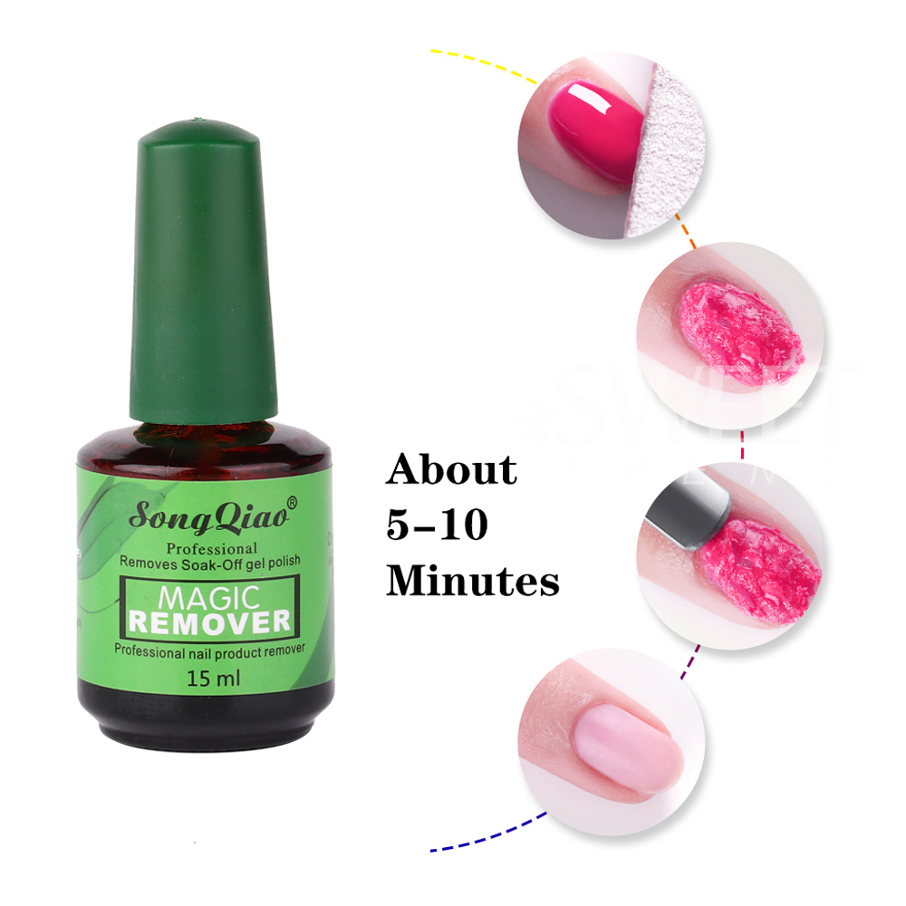 1/2/3pcs 15ml Nail Remover Bur - Nail Art Gel Polish 评论和价格