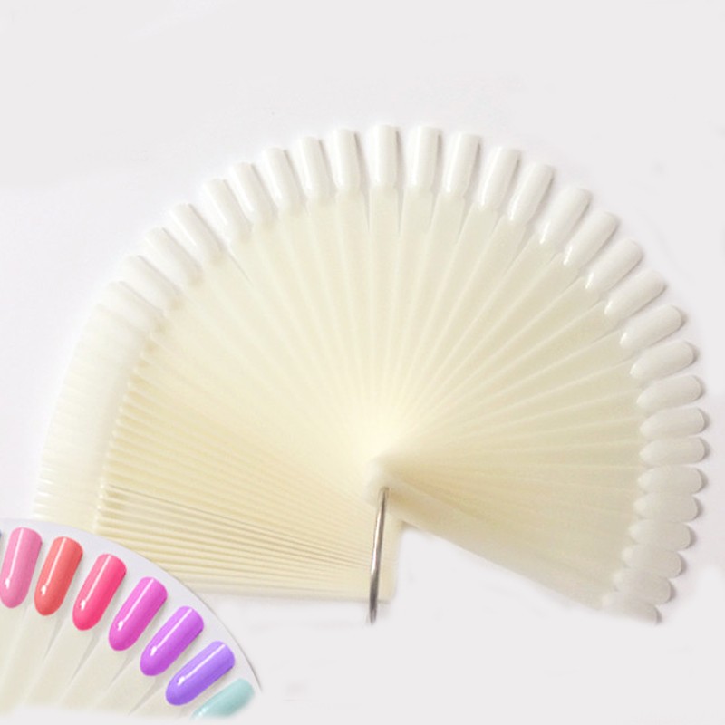 4Color 50pcs False Nail Tips F - Nail Art Navy 评论和价格